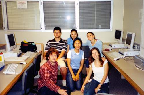 In PClab: Ondra, Nok, Kim, Ivo, Imelda, Eva