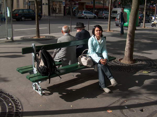 bright yet freezing day on St. Denis.