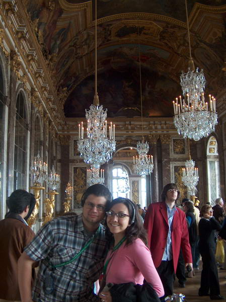 Ondra and our friend V. with the splendid crystals, detailed walls and frescoes. I wonder that those crystals were from Czech land:-)