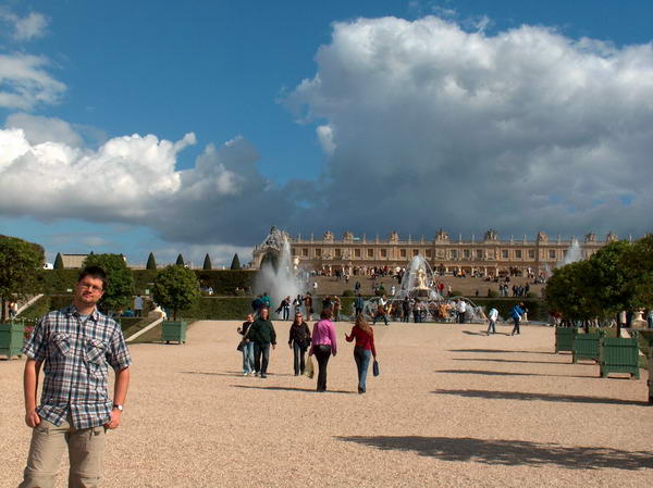 the palace view from the back