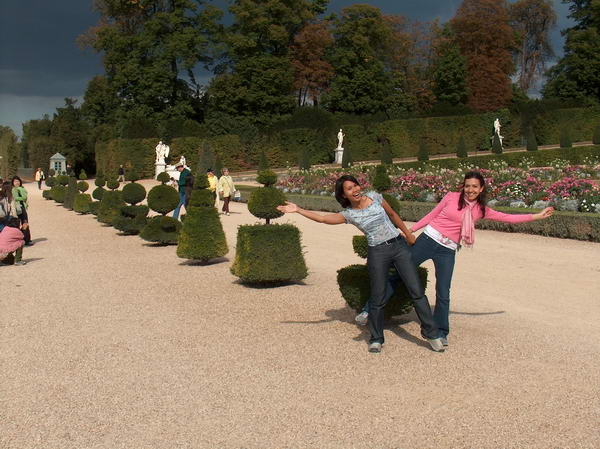pretty girls in pretty garden:-)