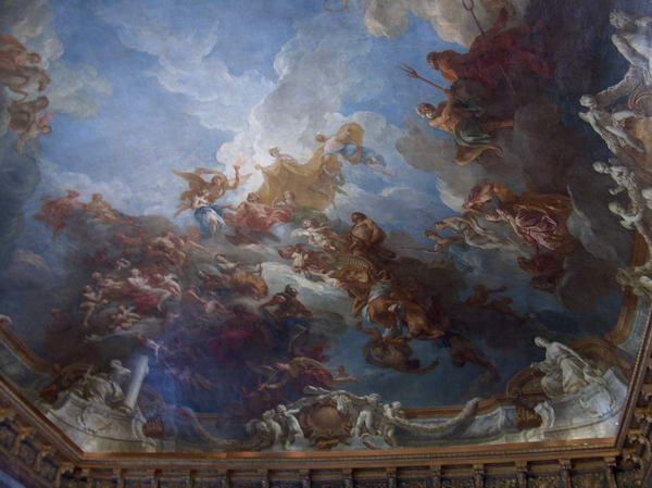 bible-theme fresco in one of the palace' chapel