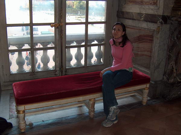 trying to catch the glimpse of garden but the sunlight was so strong