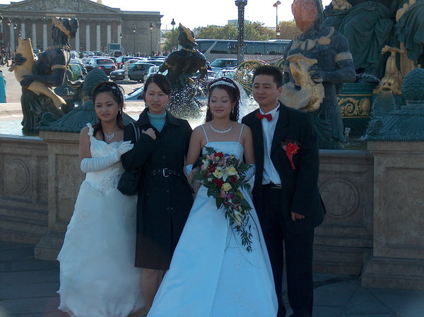 we secretly took this one newly wed couple