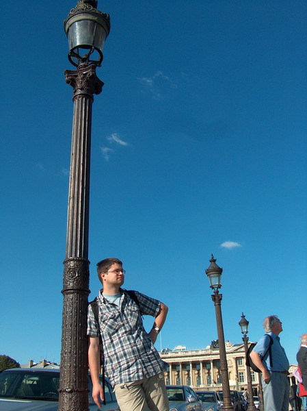 the antique steet lamp