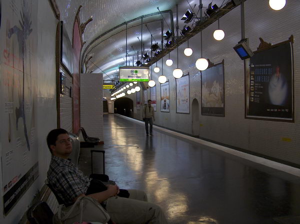 down under at the underground station