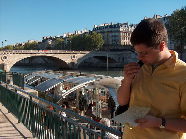 hopping off at Hotel de Ville. Ondra filled in the questionaires