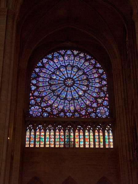 the mesmerizing stained glass