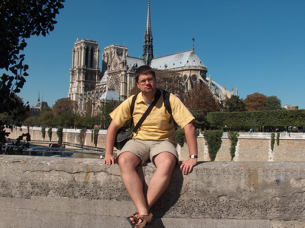 notre dame and Ondra, yeah we know, it's typical picture...