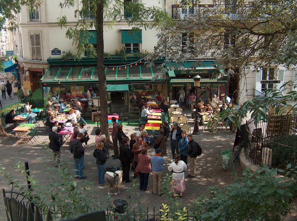 enjoying the ambience