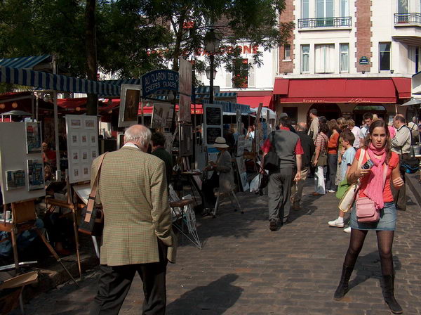 the authentic Place du Tertre