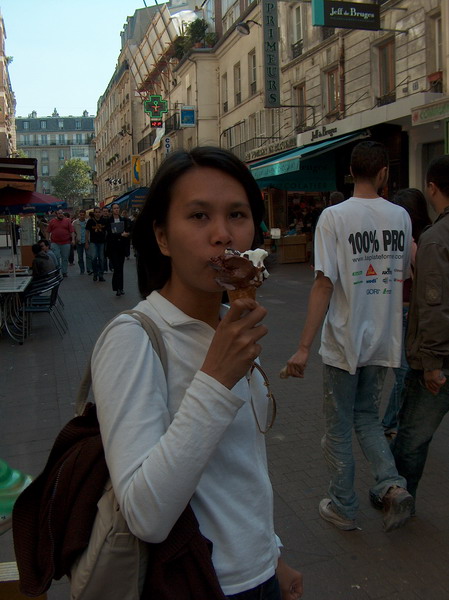 I found decent ice cream here