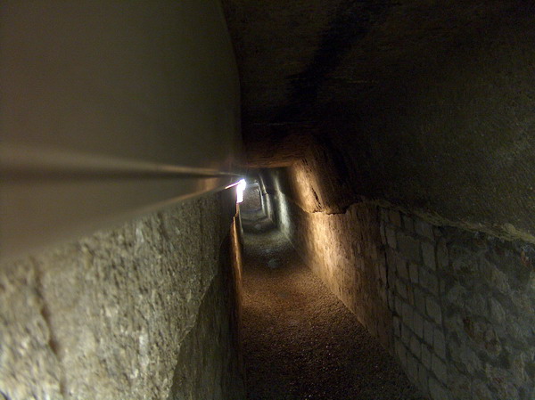 Catacombs with bones