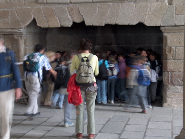 Teacher: Now kids, let's make a picture of you in the fireplace