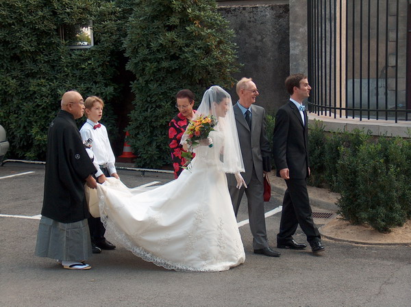 The bride and the groom
