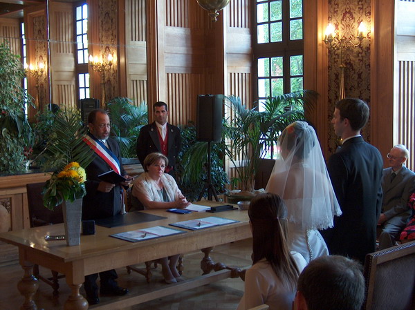 The wedding ceremony