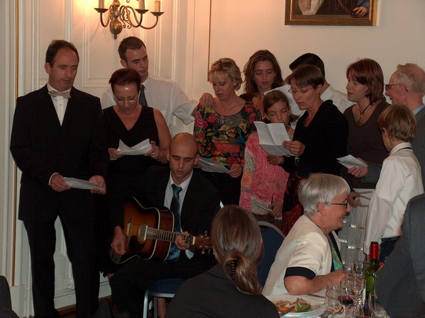 Nice song dedicated to newly weds presented by the family