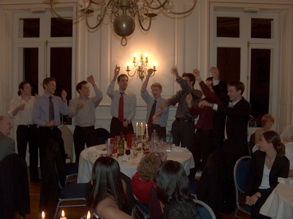 this time, the French boys must sing