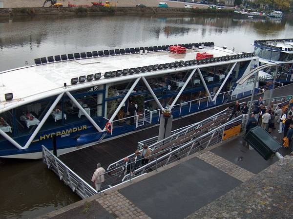 The boat that took us for three-hours trip