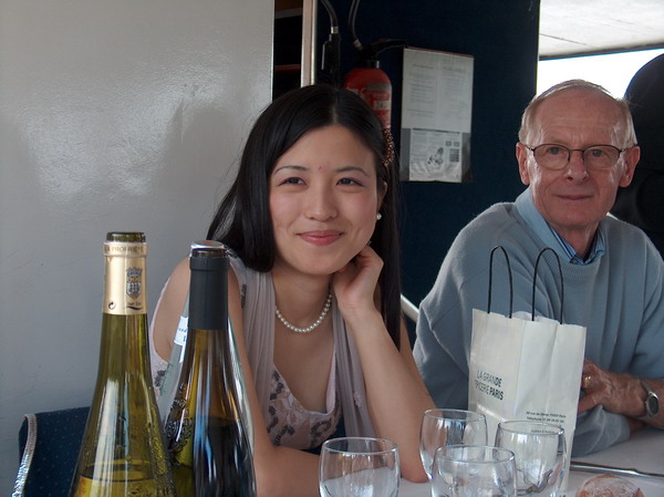 Arnold's bride and dad