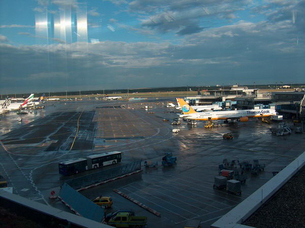 Letiště ve Frankfurtu