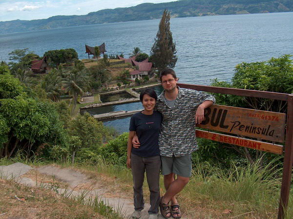 Imel a já, pohled na jezero