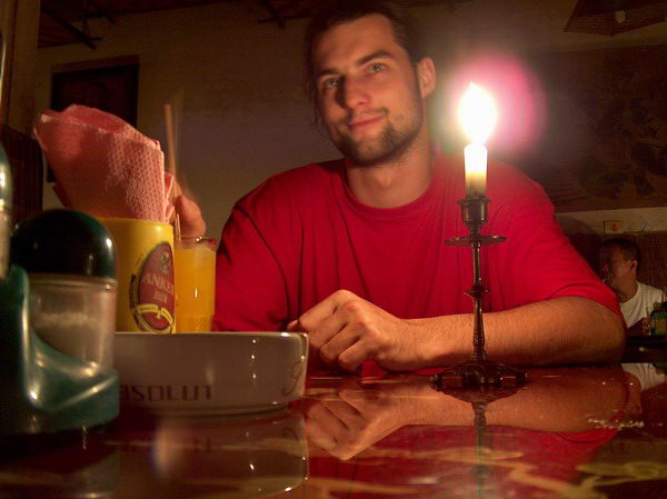 Večer si dáváme jídlo v čínské restauraci