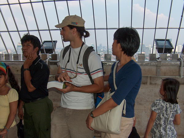 Na vyhlídce nahoře