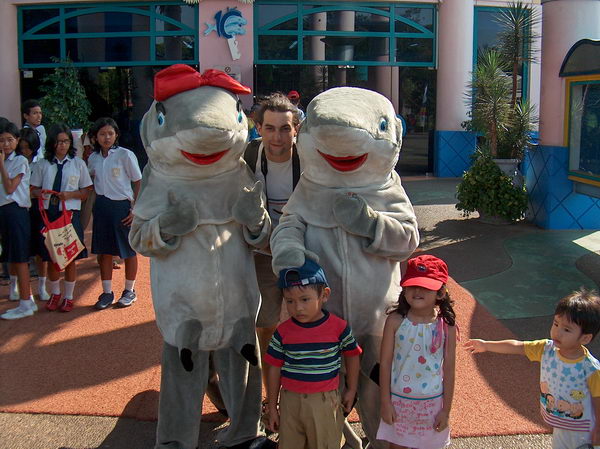 Zábavní park Ancol - toto je vstup do Sea Worldu