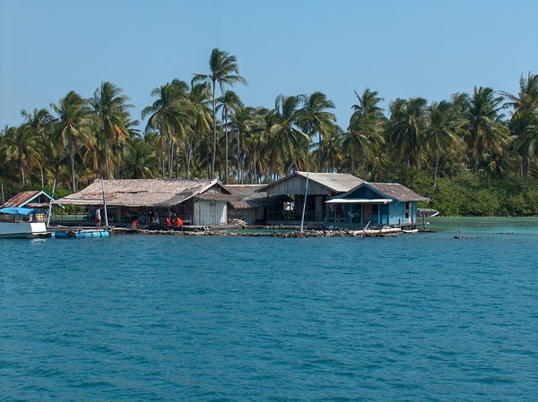 Domečky na vodě, zde budeme spát