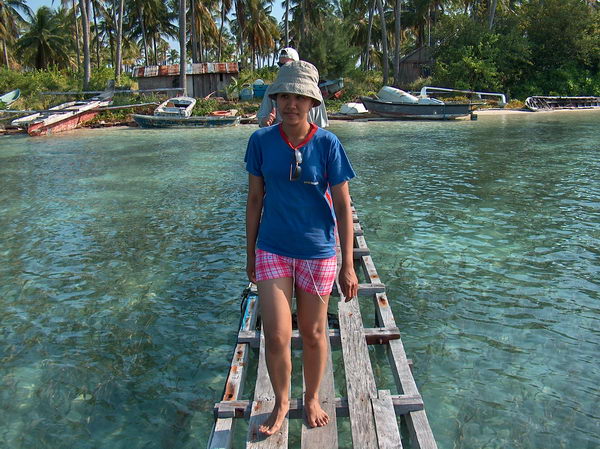 Další domeček na moři - musí se tam po lávce