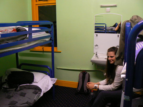 V hostelu v Belfastu