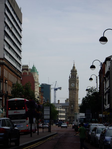 To není Big ben, ale Belfast
