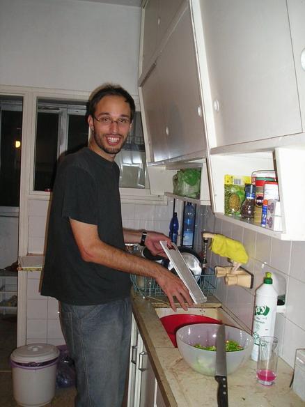 Specielní bonus - Aleš, který teď několik dní bivakuje v našem skromném příbytku/Special bonus - Aleš, who is staying with us for a couple of days