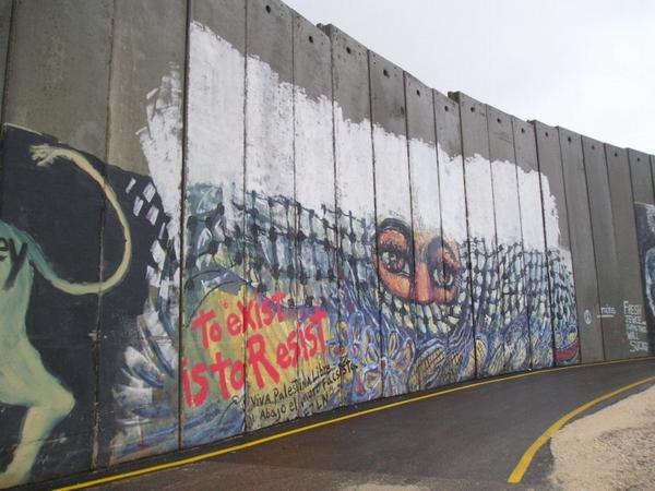 Check point na cestě zpět/The wall on the way back