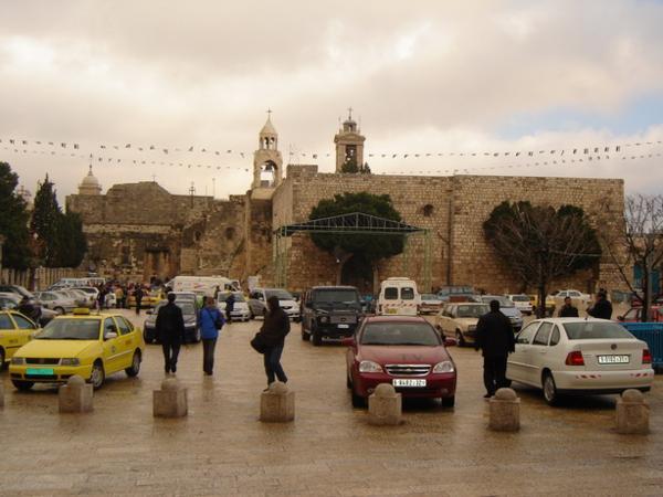 Chrám Narození vystavěný nad místem, kde se podle tradice narodil Ježíš/The Church of the Nativity, which was built over the site on which - according to Christian tradition - Jesus was born