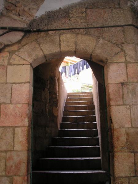 Koptská část křesťanské čtvrti/Coptic part of the Christian quarter
