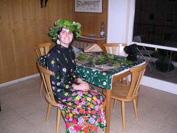 Příprava mé masky./ Dressing up