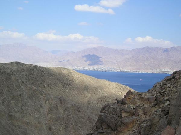Pohled na jordánskou Akkabu/A view of Aqaba