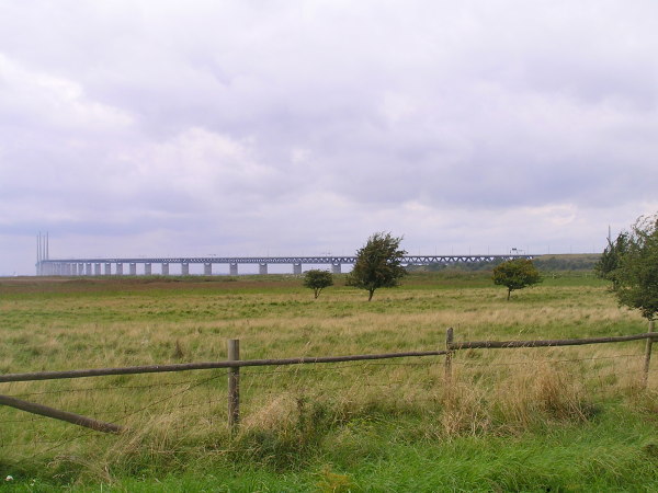 Obří most z Malmö do Dánska