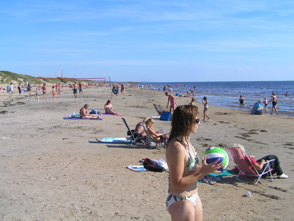 První setkání s drsným severským počasím (30°C)