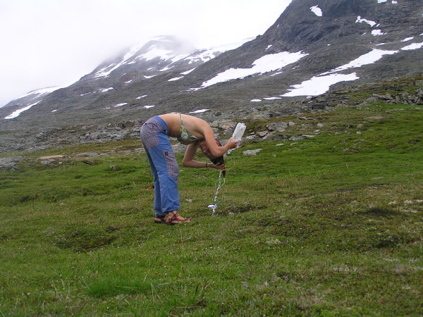 Aniččino nejstudenější mytí v životě