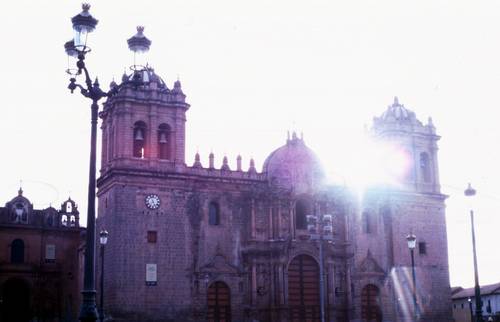 Katedrála v Cuscu, která se jmenuje La Catedral