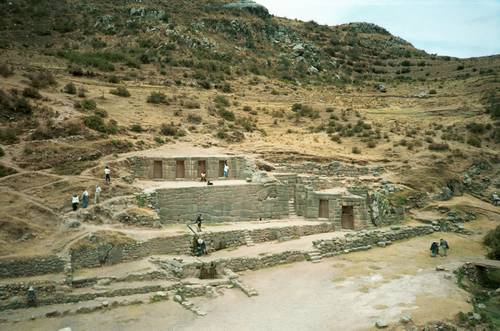Jedna z několika inckých stavbiček poblíž Cusca - Baňo del Inca (Inkova lázeň, nebo snad Inkův záchod?!?)