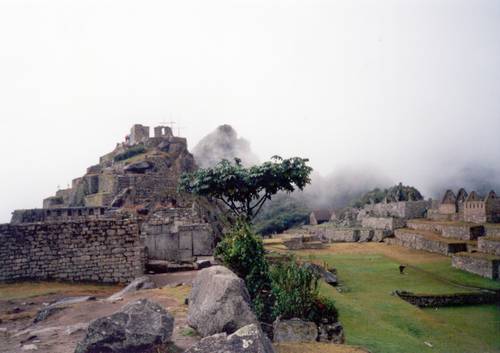 Vnitřek Machu Picchu