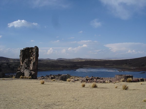 Chulpas v Sillustani.