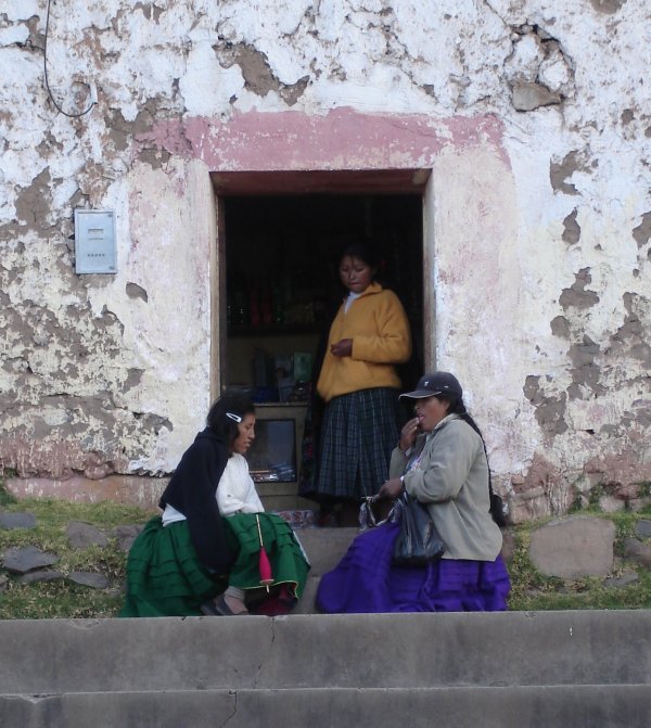 Indiánky na Amantani.