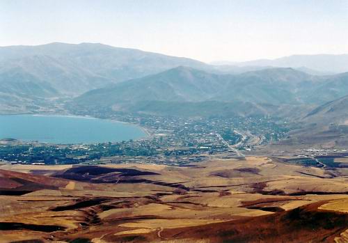 Město Tatvan u jezera Van