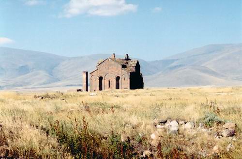 Město Ani - opuštěný kostel