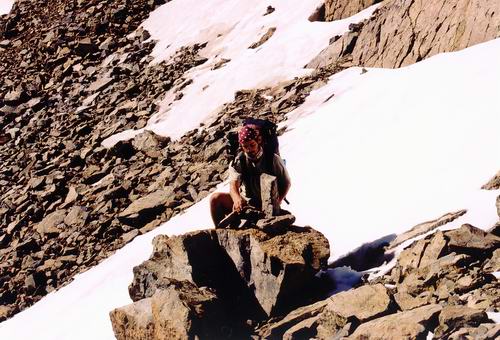 Alfons staví navigačního panáka